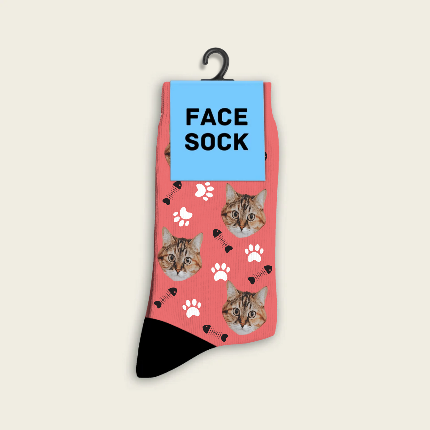 FaceSock | Individuelle Katzensocken mit Foto