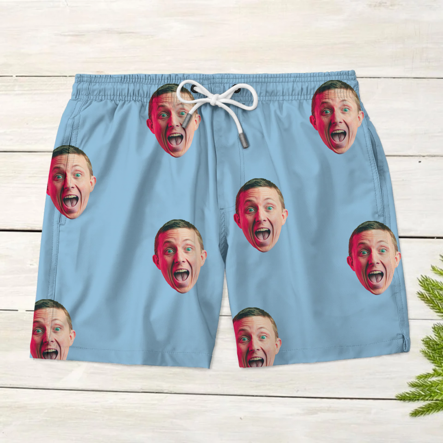 Personalisierte Badeshorts mit Foto