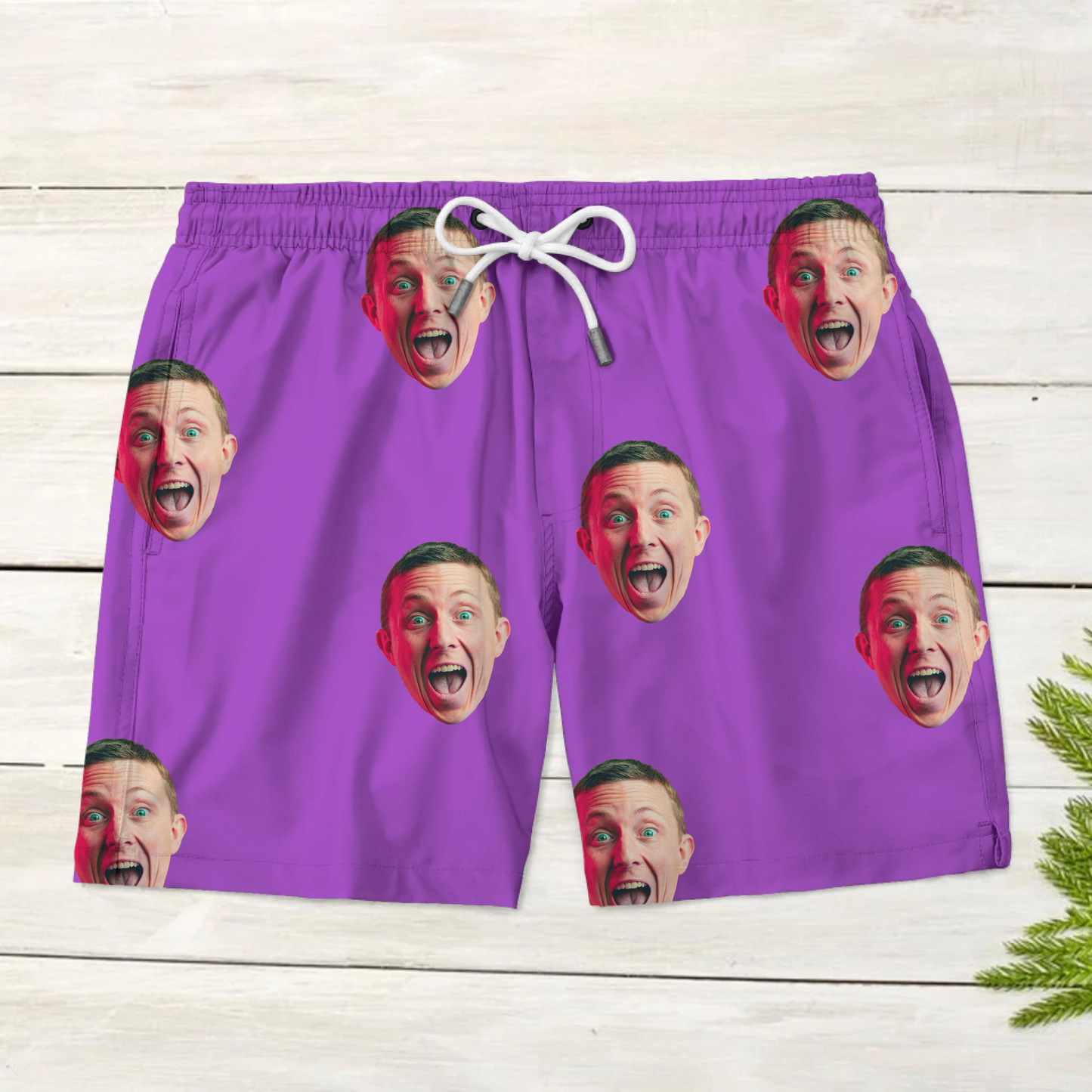 Personalisierte Badeshorts mit Foto