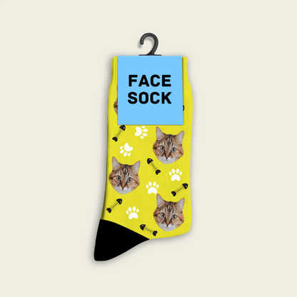 FaceSock | Individuelle Katzensocken mit Foto