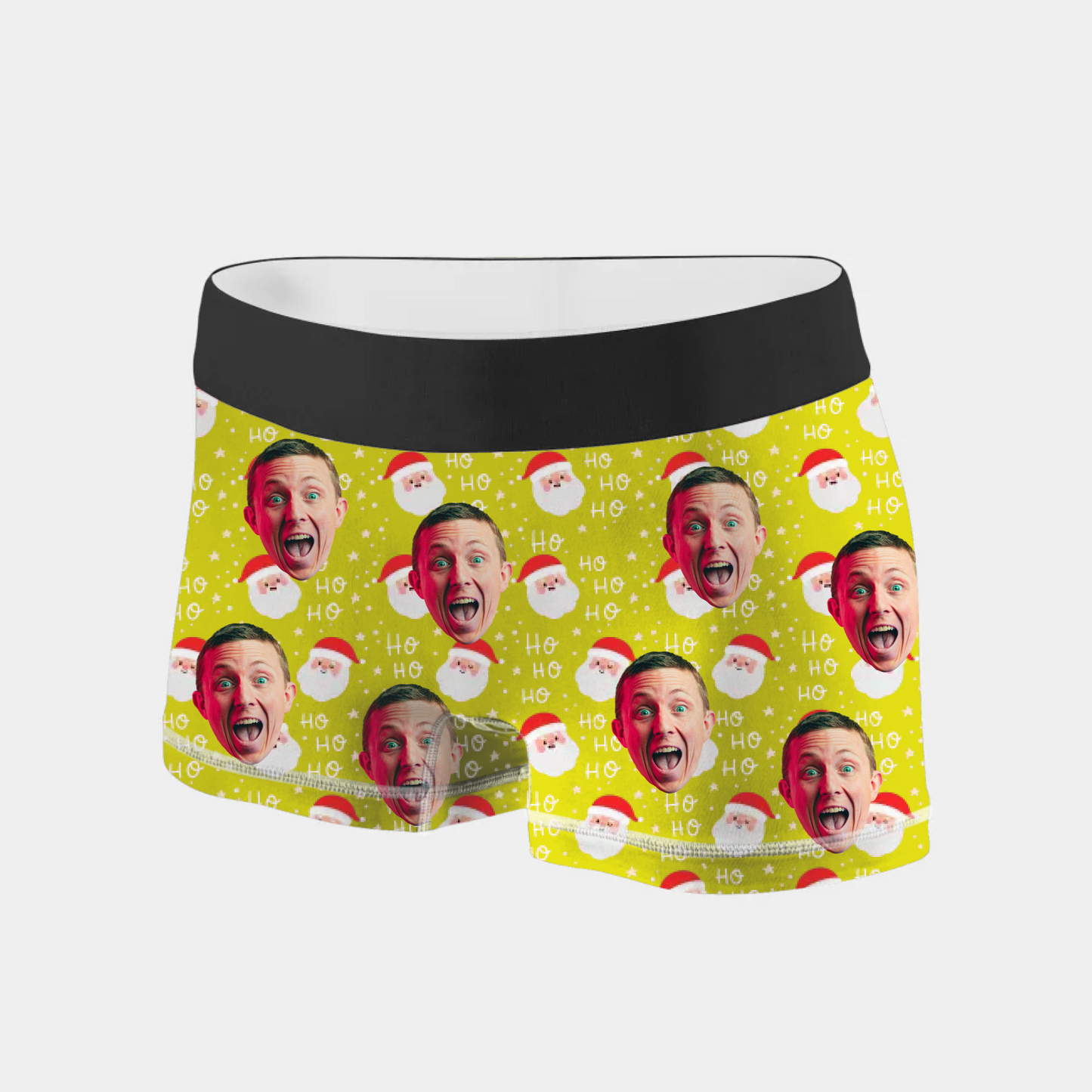 Personalisierter Weihnachts-Boxer mit Foto