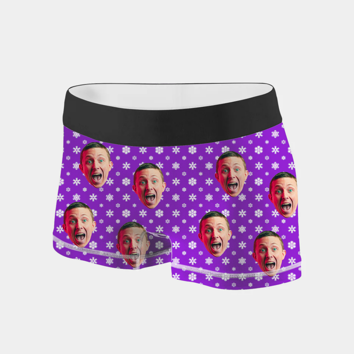 Personalisierter Weihnachts-Boxer mit Foto