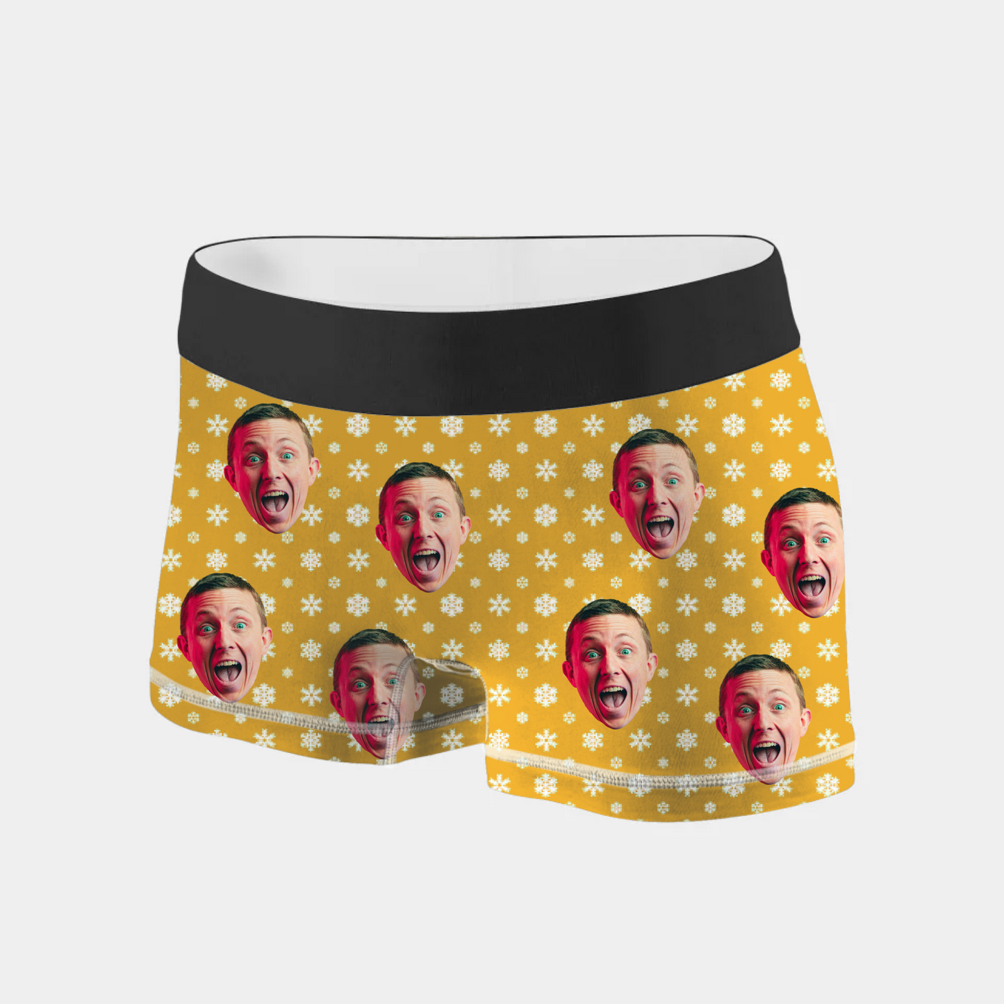 Personalisierter Weihnachts-Boxer mit Foto