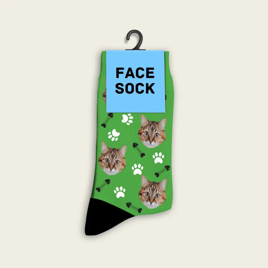 FaceSock | Individuelle Katzensocken mit Foto